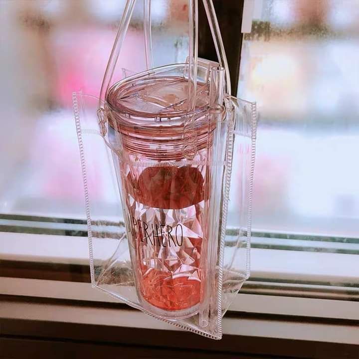 TÚI ĐỰNG LY TRONG SUỐT - BÁN TỪ 2 CÁI